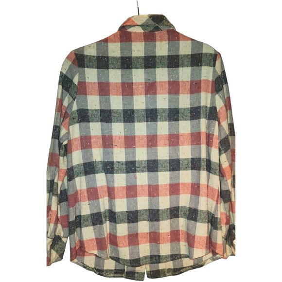 Vintage 1960s Womens Small Button Down Shirt Large Lapels SfPf Home•AP - Picture 2 of 10